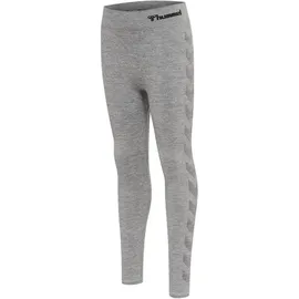 hummel hmlCI JUNIOR Seamless Tights Mädchen 2006 grey melange 164/176