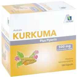 Kurkuma 500 mg+Piperin Kapseln