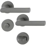 HOPPE Rosettengarnitur Hamburg 1700/42KB/42KBS grau
