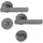 HOPPE Rosettengarnitur Hamburg 1700/42KB/42KBS grau