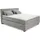 JOB Boxspringbett 180 x 200 cm Hellgrau