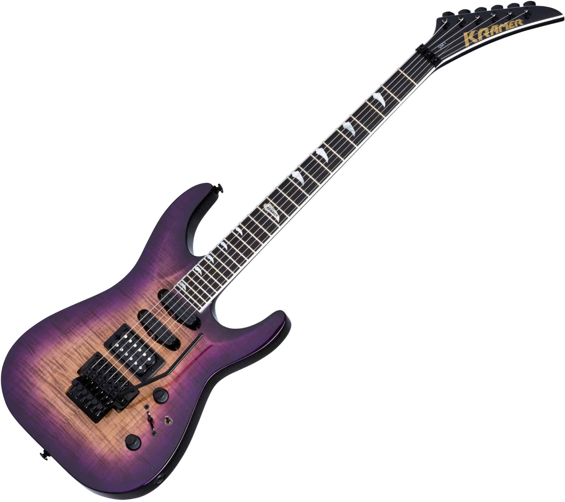 Kramer SM-1 Figured E-Gitarre Royal Purple Perimeter