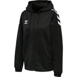 hummel XK Poly Zip Hood Sweat WOMA, black/black L