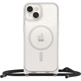 Otterbox React Necklace Hülle mit MagSafe für iPhone 14, ultraschlanke, schützende Hülle mit Verstellbarer und Abnehmbarer Handykette, Getestet nach Militärstandard, Stardust