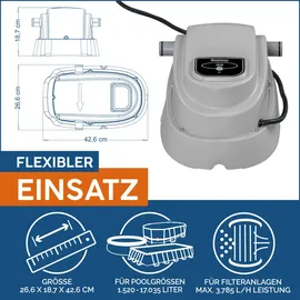 BESTWAY Poolheizung Grau 2800 W