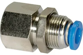Riegler Ger. Schott-Steckverschraubung »Blaue Serie«, M16x1,0, Rc 1/8 i.