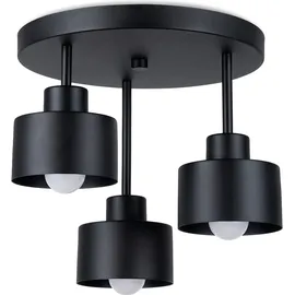 Sollux Lighting SAVAR 3 3xE27 schwarz