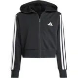 adidas Essentials Reißverschlusspullover Black / White 128