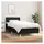 vidaXL Boxspringbett 100 x 200 cm Schwarz