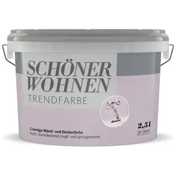SCHÖNER WOHNEN FARBE Dispersionsfarbe »Trendfarbe«, Donut, matt, 2,5 l - rosa