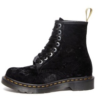 Dr. Martens 1460 Vegan - Black Crushed Velvet schwarz