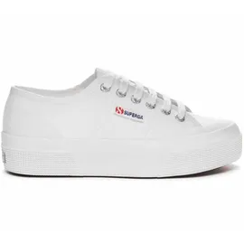 SUPERGA Damen Plateau Sneaker - Blau,Rot,Weiß - 39