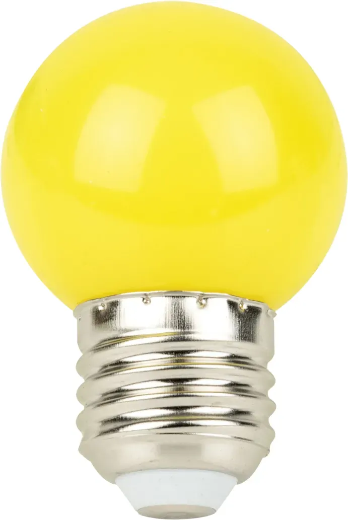 Showgear G45 LED Bulb E27 1 W - gelb - nicht dimmbar