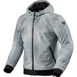 Revit Saros, Textiljacke - Hellgrau/Dunkelgrau - XXL