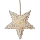 MARELIDA Papierstern 50 cm weiß