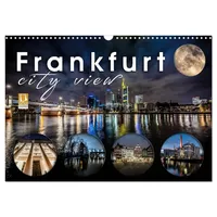 Calvendo Frankfurt city view (Wandkalender 2026 DIN A3 quer),