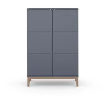 Andas Highboard »Maryd«, (1 St.), Hochkommode mit Untergestell in Holzoptik