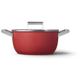Smeg CKFC2611RDM Kochtopf 26 cm rot