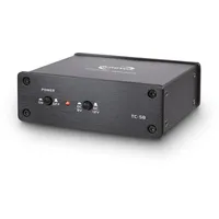 Dynavox TC-5B Phono-Vorverstärker, kompaktes Metall-Gehäuse, für Plattenspieler mit MM-Abtast-Systemen,