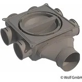 WOLF-Garten Wolf Luftverteiler Mini 6-75 Anschluss ISO Rohr DN 125