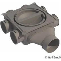 WOLF-Garten Wolf Luftverteiler Mini 6-75 Anschluss ISO Rohr DN 125