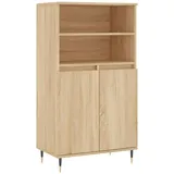 vidaXL Highboard Sonoma-Eiche 60x36x110 cm Holzwerkstoff