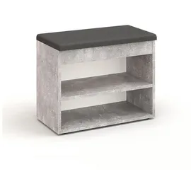 komto Sofia 60 x 48 x 32 cm grau / grau
