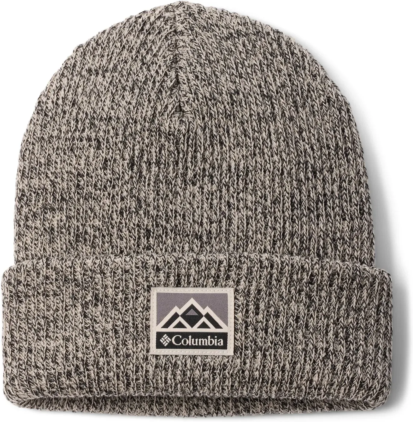 COLUMBIA Whirlibird Cuffed Beanie DARK STONE, BLACK MARLED, MOUNTAINS 