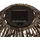 Atmosphera Solar-Laterne Metall Ø 21 cm 32,0 cm braun