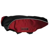 Wolters Hunderegenmantel Regenjacke Easy Rain schwarz/rot rot|schwarz Rückenlänge: 52 cm / Halsumfang: 48 cm Brustumfang: 63 - 76 cm