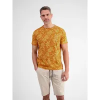 LERROS T-Shirt »LERROS T-Shirt für Herren mit floralem Print« Lerros MANGO - M