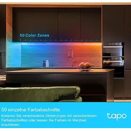 TP-Link TAPO 10 m Selbstklebender Smarter WLAN LED Streifen Mehrfarbig