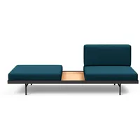 Innovation Living Schlafsofa Puri Eiche Stoff Navy Blue