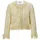 richroyal Rich & Royal Short Bouclé Jacket with Fringes in Soft Butter | Gr.: 42