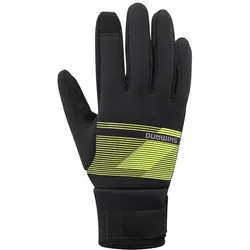 SHIMANO Handschuhe Windbreak Thermal | neon gelb