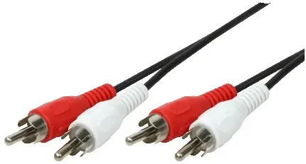 LogiLink Audiokabel - RCA x 2 männlich zu RCA x 2 männlich