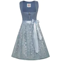 MarJo Trachtenkleid Mini Dirndl 2tlg. 58 cm ISA light denim blau 34