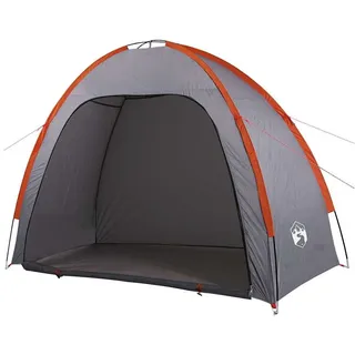 furnicato Faltzelt Beistellzelt Grau und Orange Wasserdicht, (1 tlg) grau|orange