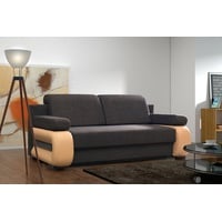 JVmoebel Sofa, Schlafzimmer Couch Sofa Schlafsofa Kinderzimmer Gästezimmer beige|schwarz