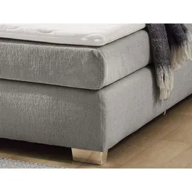 Jockenhöfer Gruppe Boxspringbett »Romana, inkl. 7-Zonen-TTFK-Matratze« KS-Topper, verschiedene Härtegrade und Bettbreiten wählbar grau