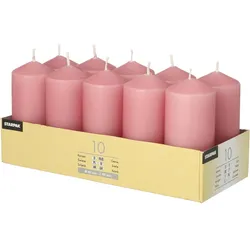 PAPSTAR Stumpenkerzen 9 cm rosa