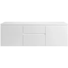vente-unique Waschbeckenunterschrank hängend 150 x 46 cm Weiß