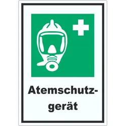 HB-Druck Atemschutzgerät Aufkleber A1 (594x841mm)