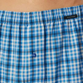 SCHIESSER »Web-Boxershorts 2er Pack blau