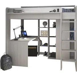 Parisot Hochbett Higher 90 x 200 cm Kiefer beige