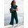 LASCANA Culotte-Overall mit Knotendetail in der Taille, femininer Jumpsuit, festlich grün 36