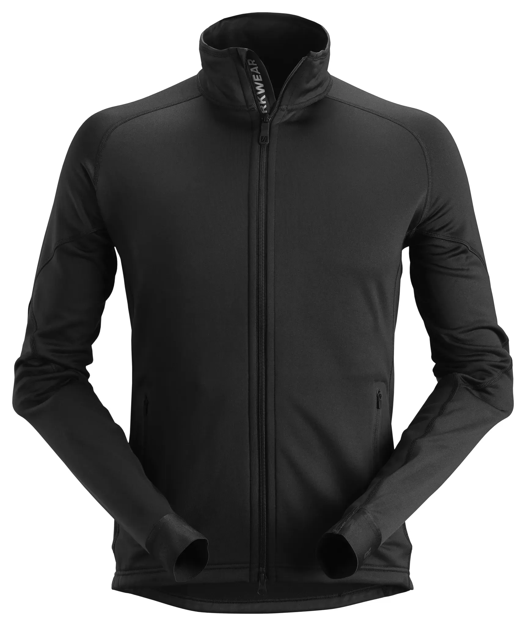 Snickers Polartec® Power Stretch® 2.0 Stretch-Fleece Arbeitsjacke mit durchgehendem Reißverschluss 7 schwarz