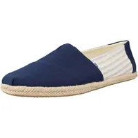 TOMS Herren Alpargata Rope Classic Flacher Slipper, Total Black,