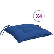 vidaXL Palettenkissen 50 x 50 x 7 cm blau 4 St.