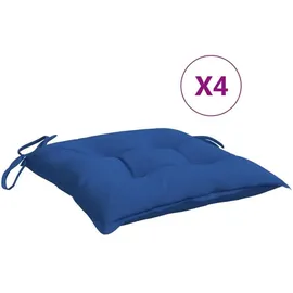 vidaXL Palettenkissen 50 x 50 x 7 cm blau 4 St.